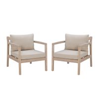 Searle Side Chair Set Of 2 Beige Natural