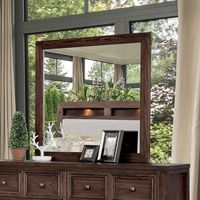 Transitional Mirror in Dark Oak