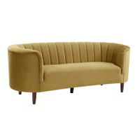 ACME Millephri Sofa, Olive Yellow Velvet