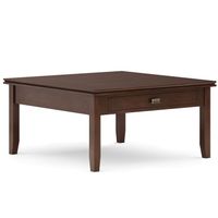 Simpli Home - Artisan Square Coffee Table - Russet Brown