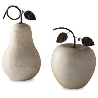 Antique White Bidelia Sculpture Set (2/CN)