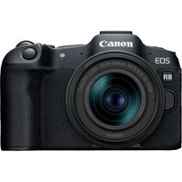 Canon - EOS R8 4K Video Mirrorless Camera with RF24-50mm f/4.5-6.3 IS STM Lens - Black