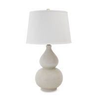 Cream Saffi Ceramic Table Lamp (1/CN)