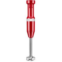 KitchenAid Corded Variable-Speed Immersion Blender in Empire Red with Blending Jar