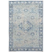 Herne Blue And Ivory 2.2X3.2 Area Rug