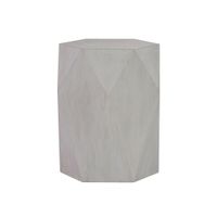 ACME Hanniel End Table in White Finish