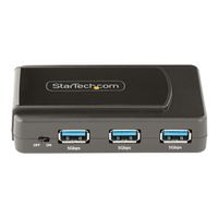 StarTech.com 7-Port USB Hub with On/Off Switch USB 3.0 5Gbps BC 1.2 USB-A to 7x USB-A Compact Self Powered USB-A Hub with 35W Power Supply Desktop/Laptop USB Hub 3ft Cable - USB Expansion Hub (5G7AS-USB-A-HUB) - hub - 7 ports