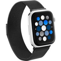 Insignia - Stainless Steel Mesh Band for Apple Watch 44mm 45mm 46mm Series 10 49mm SE Ultra and Ultra 2 49mm - Black