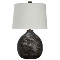 Black/Gold Finish Maire Metal Table Lamp...