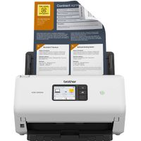 Brother - ADS-3300W Wireless High-Speed Desktop Scanner - White
