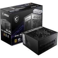 MSI MPG A850G PCIE 5 - Full Modular 80 Plus Gold 850W - 100 Japanese 105C Capacitors ATX 3.0 Gaming Power Supply - Black