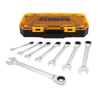 DeWalt - Tough Box 8pc SAE Ratcheting Wrench Set