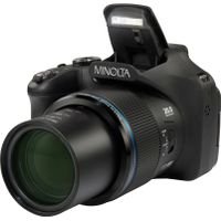 Minolta - ProShot MN67Z 20.0 Megapixel Bridge Camera with 67x Optical Zoom Lens - Black