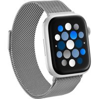 Insignia - Stainless Steel Mesh Band for Apple Watch 44mm 45mm 46mm Series 10 49mm SE Ultra and Ultra 2 49mm - Silver