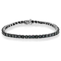 Black Rhodium Plated .925 Sterling Silve...