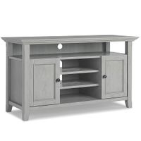 Simpli Home - Amherst Solid Wood54 inch Wide Transitional TV Media Stand For TVs up to 60 inches - Fog Grey