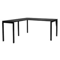 OSP Home Furnishings - Prado L Workstation in - Black