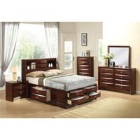 ACME Ireland Full Bed w/Storage, Espresso