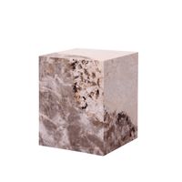 ACME Fultan End Table in Engineered Stone Finish