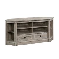 Sauder - Palladia Corner Entertainment Credenza - Split Oak