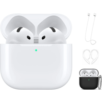 Apple - AirPods 4 With Black Accessory K...