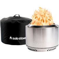 Solo Stove - Yukon + Stand & Shelter 2.0 Bundle - Stainless Steel