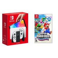 Nintendo - Switch OLED White + Super Mar...