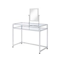 ACME Coleen Vanity Set, Chrome Finish