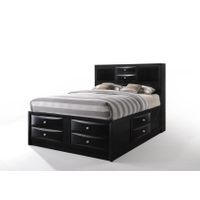 ACME Ireland Eastern King Bed w/Storage, Black