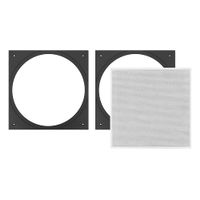 Sonance - VP6SQ SQUARE ADAPTOR W/ GRILLE - Visual Performance 6-1/2" Square Adapter with Grille (2-Pack) - Paintable White