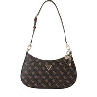 Guess Noelle Top Zip Shoulder Bag (Brown...