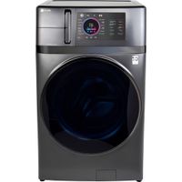 GE Profile - UltraFast 4.8 Cu. Ft. High-Efficiency Smart Front Load Combo Electric Washer & Dryer with Ventless Heat Pump Technology - Carbon Graphite