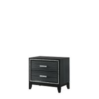ACME Haiden Nightstand, Weathered Black Finish