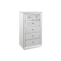ACME Ornat Cabinet, Faux Square Diamonds