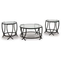 Black Tarrin Occasional Table Set (3/CN)