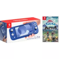 Nintendo Switch Lite Blue Bundle With Pokemon Legends Arceus Game