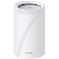 TP-Link - Deco BE65 Pro BE11000 Whole Home Tri-Band Wi-Fi 7 Mesh Router System with two 5-Gig Ports (1-pack) - White