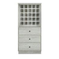 ACME Wiesta Wine Cabinet, Antique White