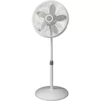 Lasko 18 In. Adjustable Elegance and Performance Pedestal Fan, White