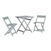 Marise Gray Three Piece Square Table Set