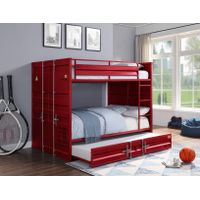 ACME Cargo Bunk Bed (F/F), Red