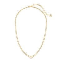 Kendra Scott Emilie Multi Strand Necklace (Gold/Iridescent Drusy)