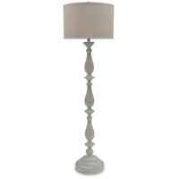 Whitewash Bernadate Poly Floor Lamp (1/CN)