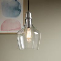 Auburn Bell Shaped Glass Pendant