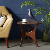 Rowan Triangle Wood End Table