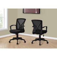 Office Chair/ Adjustable Height/ Swivel/ Ergonomic/ Armrests/ Computer Desk/ Work/ Metal/ Fabric/ Brown/ Contemporary/ Modern