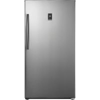 Insignia&trade; - 17 Cu. Ft. Garage Ready Convertible Upright Freezer with ENERGY STAR Certification - Stainless steel