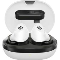 SteelSeries - Arctis GameBuds True Wireless Noise Cancelling Gaming Earbuds for PS5, PS4, PC, Switch - White