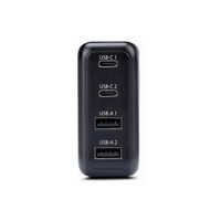StarTech.com 100W USB-C Wall Charger 2x USB-C/USB-A GaN Adapter PD 3.0 power adapter - GaN technology - USB 24 pin USB-C - 100 Watt