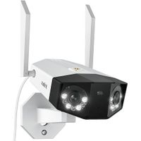 Reolink - Duo Outdoor Plug-In 4K/8MP Security Camera with Floodlight - White